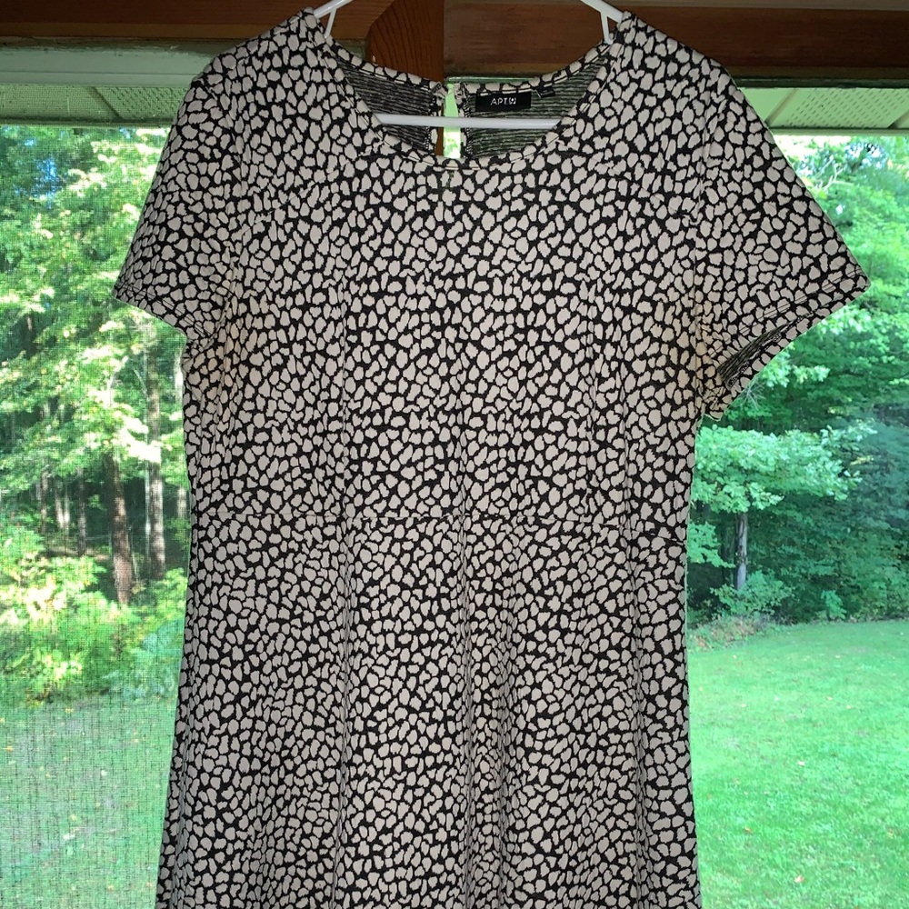 Black and White Dress